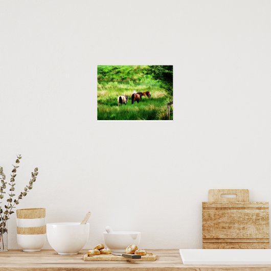 PAARDEN POSTER (Keuken)