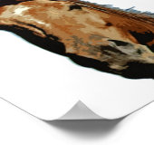 Paarden Poster afdrukken (Hoek)