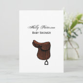 Paarden - Preppy Equestrian Tack Saddle Color Kaart (Staand voorkant)