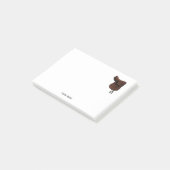 Paarden - Preppy Equestrian Tack Saddle Color Post-it® Notes (Schuin)