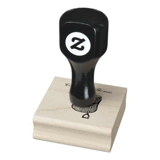 Paarden - Preppy Equestrian Tack Saddle Color Rubberstempel (Stempel)