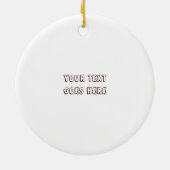 Paarden Primitieve grotkunst Keramisch Ornament (Achterkant)