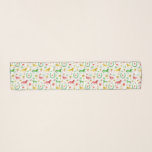 Paarden Racing Derby Day Party Colorful Pattern Sjaal<br><div class="desc">Viel je favoriete paardenrennen op met dit prachtige patroon. Het repetitieve ontwerp wordt gemaakt in heldere voorjaarstinten van groen, goud en rood op een witte/grijze achtergrond met een licht marmer effect. Het patroon omvat paarden, trofeeën, hoefijzers en rozen. Contact FancyCelebration voor veranderingen. Zie de overeenkomende partijbenodigdheden en meer hier: https://www.zazzle.com/collections/horse_racing_derby_party_collection_ii-119950793353304762...</div>