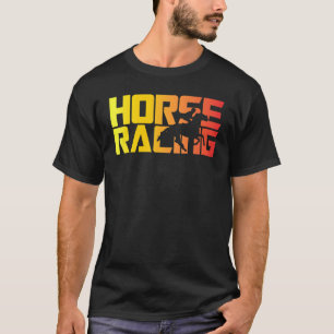 Paarden Racing Equestrian Love T-shirt
