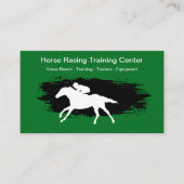 Paarden Racing Ranch Modern Visitekaartjes (Voorkant)