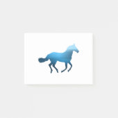 Paarden - Rend - blauw Post-it® Notes (Voorkant)