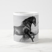 Paarden rennen grote koffiekop (Voorkant)