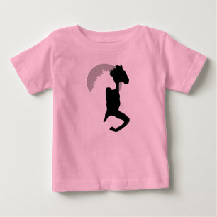 paarden rennen samen meisje t-shirt