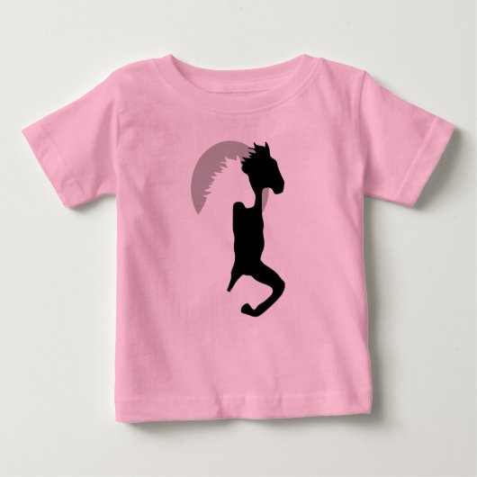 paarden rennen samen meisje t-shirt (Voorkant)