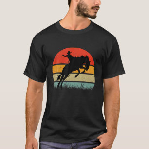 Paarden Riding Western Cowboy T-shirt Gift Vintage