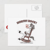 Paarden Rock! Briefkaart (Voorkant / Achterkant)