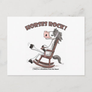 Paarden Rock! Briefkaart