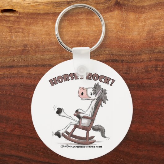 Paarden Rock! Sleutelhanger (Voorkant)