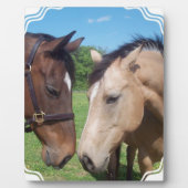 Paarden Romance Plaque Fotoplaat (Voorkant)