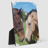 Paarden Romance Plaque Fotoplaat (Zijkant)