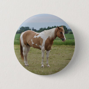 Paarden Ronde Button 5,7 Cm