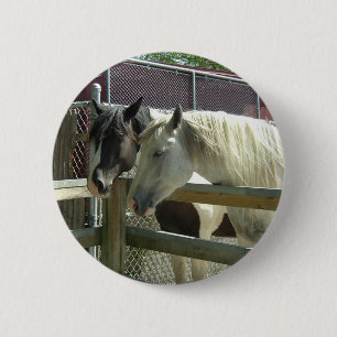 paarden ronde button 5,7 cm