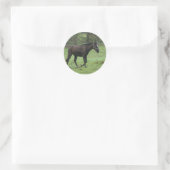 Paarden! Ronde Sticker (Tas)