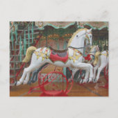 Paarden rondlopen briefkaart (Voorkant)