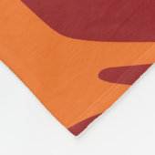 Paarden: Rood naadloze ruiter schoonheid. Fleece Deken (Hoek)