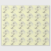 Paarden, ruitersport cadeaupapier (Vlak)