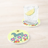 Paarden Sandstone Onderzetter (Zijkant)