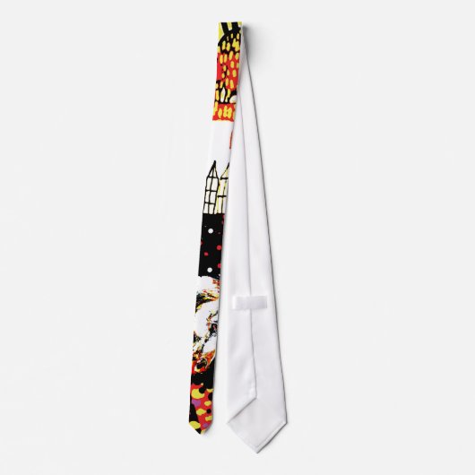 Paarden schilderen stropdas (Achterkant)