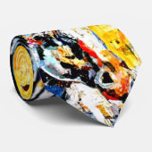 Paarden schilderen stropdas (Opgerold)