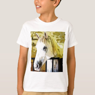 Paarden schilderen t-shirt