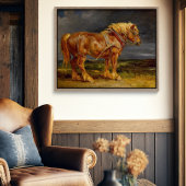 "Paarden" schilderij van James Ward Canvas Afdruk