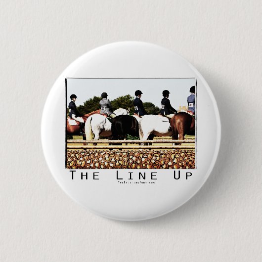 Paarden Show omhoog Ronde Button 5,7 Cm (Voorkant)