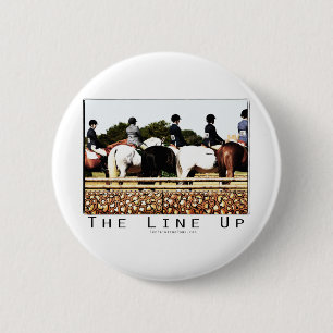 Paarden Show omhoog Ronde Button 5,7 Cm