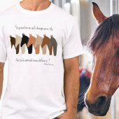 Paarden Silhouettes met paardenprijsopgave T-shirt