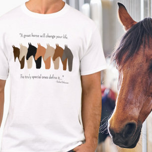 Paarden Silhouettes met paardenprijsopgave T-shirt