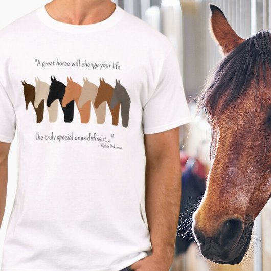 Paarden Silhouettes met paardenprijsopgave T-shirt