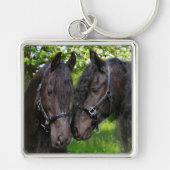 Paarden Sleutelhanger (Voorkant)