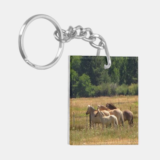 Paarden Sleutelhanger (Voorkant Links)