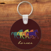 paarden sleutels sleutelhanger (Voorkant)
