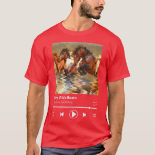Paarden Spirituele Motivatie Equestrian Horse Ride T-shirt