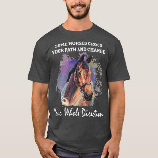 Paarden Spirituele Motivatie Equestrian Horse Ride T-shirt