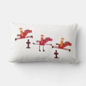 Paarden springen kussen (Achterkant)