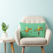Paarden springen kussen (Stoel)