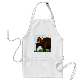 Paarden Standaard Schort