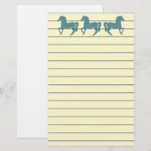 Paarden Stationery Briefpapier (Voorkant / Achterkant)