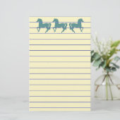 Paarden Stationery Briefpapier (Staand voorkant)