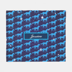Paarden Sterrennacht Fleece Blanket