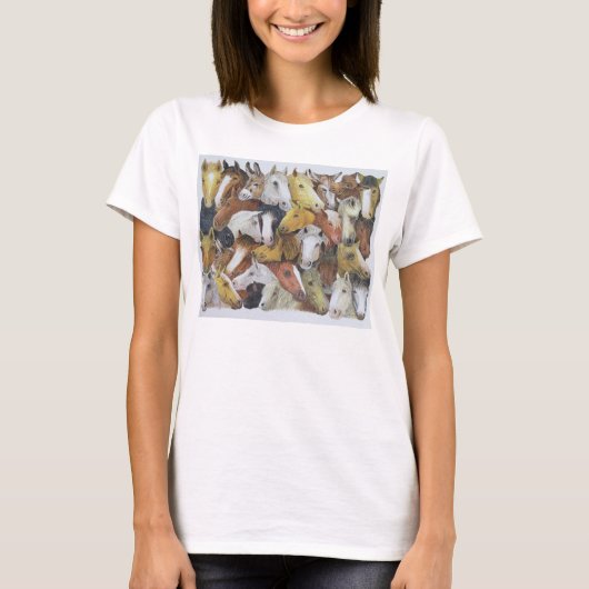 Paarden T-shirt (Voorkant)