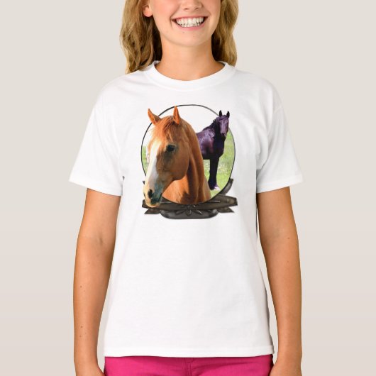 Paarden T-shirt (Voorkant)