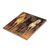 paarden tegeltje (Zijkant)