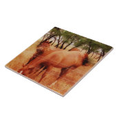 Paarden Tegeltje (Zijkant)